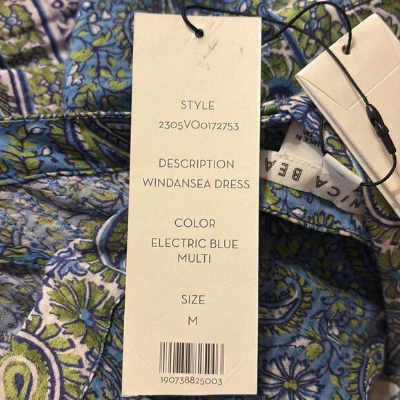 NWT Veronica Beard Windansea Electric Blue Multi Dress $ 498.00 M - Picture 9 of 9